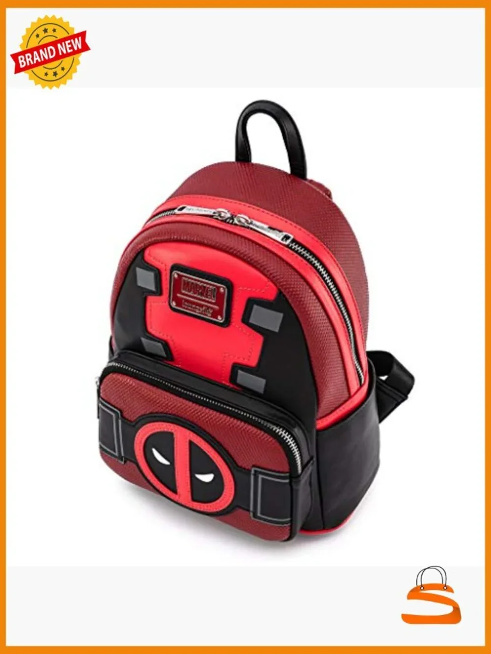 Marvel Deadpool Cosplay Double Strap Shoulder Bag